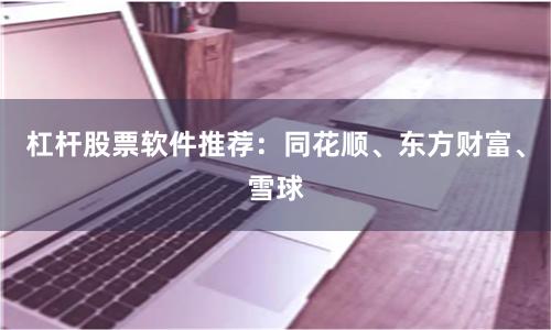 杠杆股票软件推荐：同花顺、东方财富、雪球