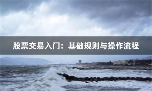 股票交易入门：基础规则与操作流程