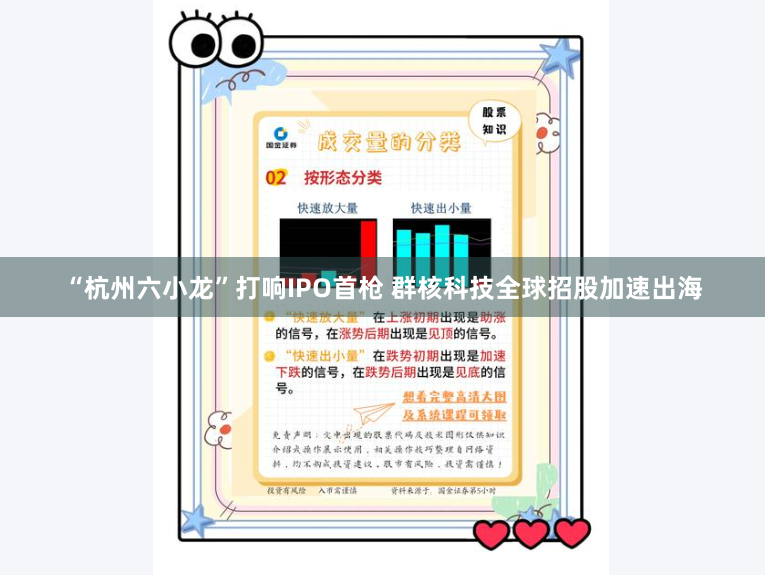 “杭州六小龙”打响IPO首枪 群核科技全球招股加速出海