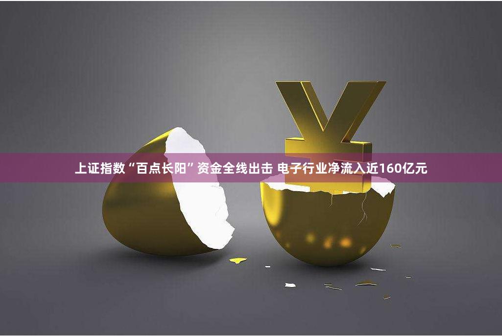 上证指数“百点长阳”资金全线出击 电子行业净流入近160亿元