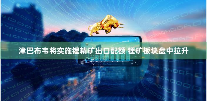津巴布韦将实施锂精矿出口配额 锂矿板块盘中拉升
